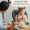 Nook Theory 4 Pack Reusable Bamboo Plates - Non-Toxic Toddler