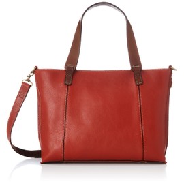 Lessefail 510159-01 510158-30 Women's Lined Dot Pattern Shoulder Bag Handbag 2-Way Bag Red, red