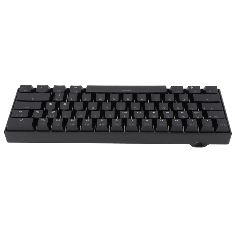 Mechanical Keyboard 61 Keys Three Modes Support Wireless Portable Ergonomic