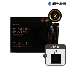Seoul Pharmacist Credit Union Ginsenoside 50mg Premium Red Ginseng Extract Cheonmyeong Stick Gold 30 packets (+ no shopping option) / 서울약사신협 진세노사이드 50mg 프리미엄 홍삼정 천명 스틱 골드 30포(+쇼핑 옵션없음