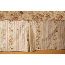 Greenland Home Antique Rose Bed Skirt, Full, Multicolor