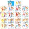 36PCS Numbers Cognitive Cards for Kids, Basic Arithmetic Flash Cards,Portable
