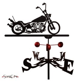 SWEN Products Farrell Series Bobber Motorcycle Weathervane ~New~