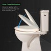Highcraft B4TSPE Elongated Plastic Toilet Seat Slow Close ∙ Easy