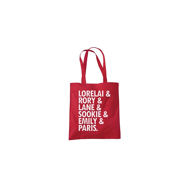 Lorelai Rory Lane Tote Bag - red One Size