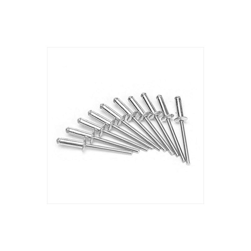 Supertool HA0892F Rivets Aluminium Pop Rivets Large Flange, Open-End Dome