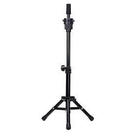 Dansee Mini Adjustable (36-55cm) Training Head Tripod Stand Holder Mannequin Head Holder for Cosmetology (Black)