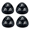 Self-Adhesive Furniture Caster Wheels – Stainless Steel 360° Swivel Rollers