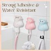 ISKYBOB Set of 4 Peek-A-Boo Cat Wall Hooks Cute Peeping