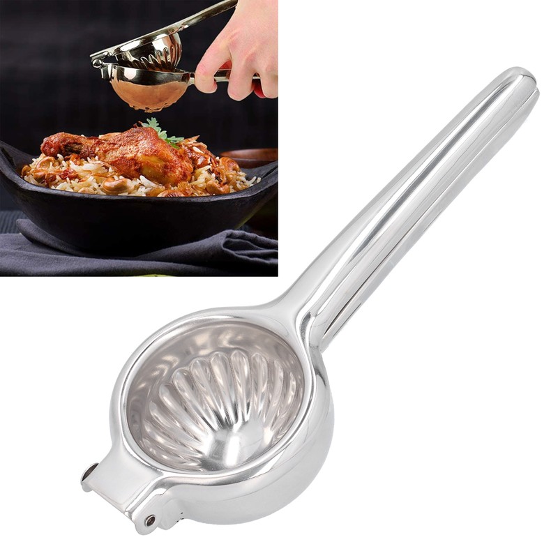 Stainless Steel Fruit Squeezer Manual Mini Lemon Orange Juicer Household