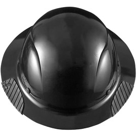 Lift DAX HDF-15KG Full Brim Hardhat, Black, Pro Series Option, Synthetic Leather with Air Mesh Pair Glove, Large, Lift Safety Quest Safety Glasses, Black Frame/Smoke Lens