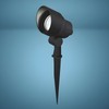 Patriot Lighting Black Flood Landscape Light Multi White LED Aluminum