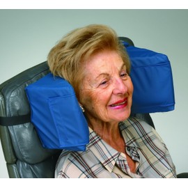 Skil-Care Adjustable Head Positioner with Gel, Universal Size, Prevents Lateral Head Movement and Relieves Ear Pressure, 914364