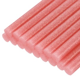 QUARKZMAN 16 Stück Heißklebestifte 11mm x 100mm Mini Heißklebesticks Heißklebepistole Heißkleber Klebestifte Glue Kleberstoff für Repartur Bastel Dekoratiion DIY Handwerk Glitzer Hellrot