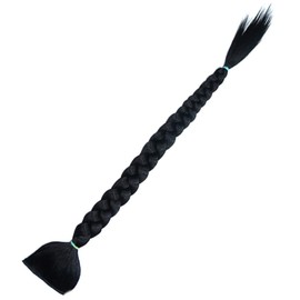 IWOWHERO Long Braided Ponytail Hair Extensions Synthetic Braid Ponytail for Women 24 Inch Adjustable Braided Hairpiece for Daily Wear for Costumes and Parties