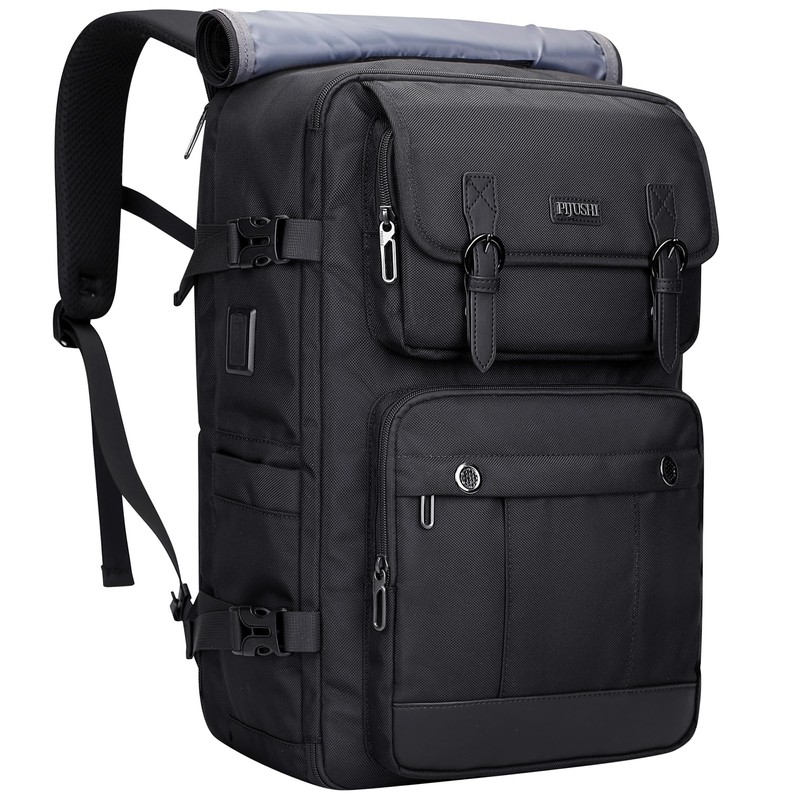 PIJUSHI Travel Backpack for Women Men Carry on Luggage Backpack