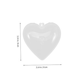 ORFOFE 6 Pcs Boxes Heart Shape Pacifier Cases Durable Storage Containers Compact Travel Friendly Design Present for Parents