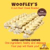 Woofley's 6" Buffalo Beef Cheek Braids Regular - (50 Count)-