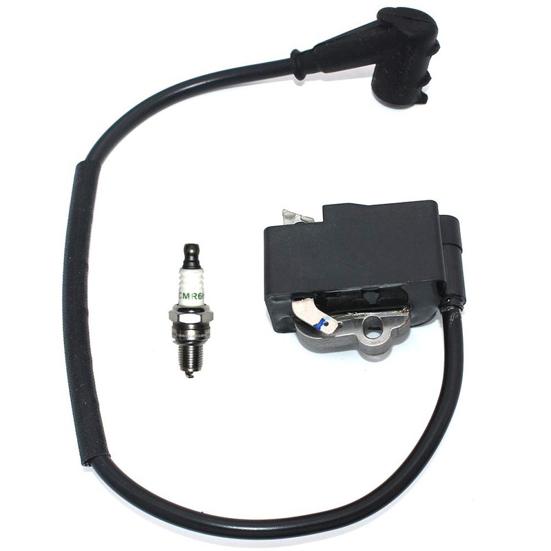 Ignition Coil Module With Spark Plug CMR6H For Stihl MS201