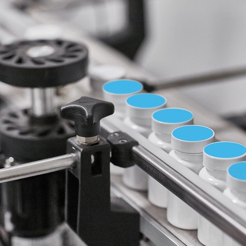 ChromaLabel 0.75 Inch Round Label Removable Color Code Dot Stickers,