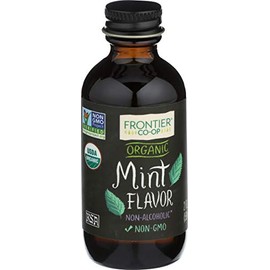 Frontier Co-op Organic Mint Flavor, 2 fl oz. - For Baking and Culinary Use