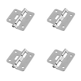 TCH Hardware 4 Pack Steel Take Apart Hinges - Lift Off Removable Hinge for Flight Case Cabinet Door Lid