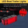 EXERAUO Boat Trailer Lights LED Kit, Submersible Boat Trailer Light,