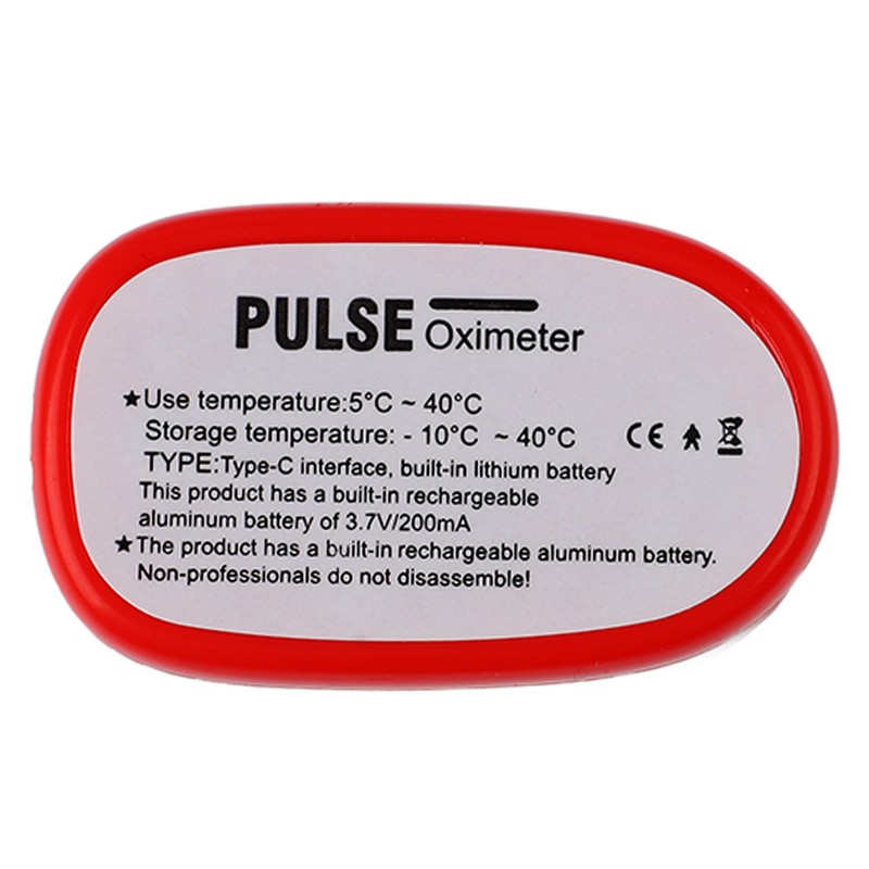 Fingertip Clip Oximeter 6 Modes Automatic USB Charging LED Blood