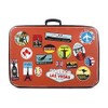 Luggage Sticker Suitcase Patch Vintage Travel 17x Labels Retro Vintage