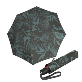 Knirps Brussels T.200 Duomatic Pocket Umbrella Stable and Stormproof, Botany Olive