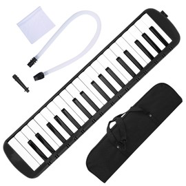 Melodica 37 Keys Keyboard Wind Musical Instrument for Beginner Professional TrainingBlack