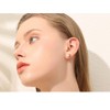 ALYC Pearl Earrings Freshwater Pearl White Button Stud Earrings with