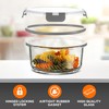 SereneLife 24-Piece Glass Food Storage Containers Set – 12 Multi-Sized