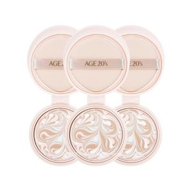 애경 에이지투웨니스 에센스 커버 팩트 플로라 14g  리필 x 3개 Aekyung Age 2.0 Essence Cover Pact Flora 14g Refill x 3 pcs