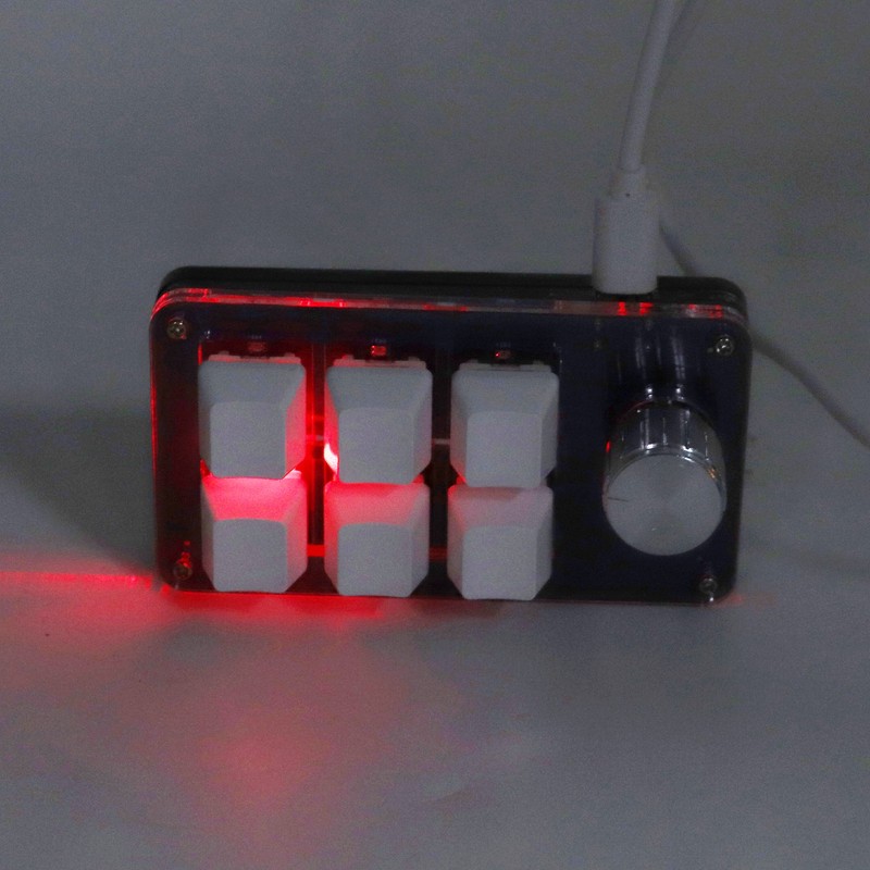 Shortcut One Handed Mechanical Keyboard Multifunction Mini 6 Key Gaming