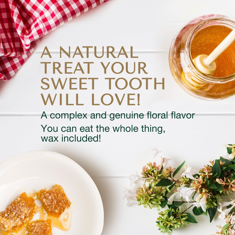 NutroGusto Pure Natural Honeycomb – 100% Canadian Comb Honey –