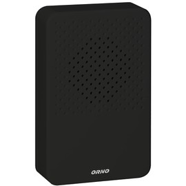 ORNO Lark Maxi AC Doorbell Wired One Tone 230 V (Black)
