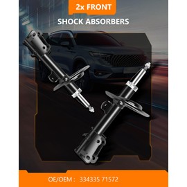 Shocks,OCPTY Front Shocks Absorbers Fit for 2001 2002 2003 2004 2005 2006 2007 for Chrysler Town Country,2001 2002 2003 2004 2005 2006 2007 for Dodge Caravan/Grand Caravan Pack of 2 334335 71572