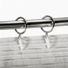 Plastic Curtain Hooks,100 Piece White Plastic Curtain Accessories Hook for