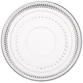 IITTALA Kastehelmi 6411920009457 Plate, Clear, 6.7 inches (17 cm)