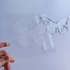 Butterfly Router Template, Clear Acrylic Template, Woodworking Router Template
