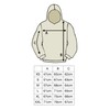 Creme-wei√üer Hoodie Allsehendes Auge (XL)