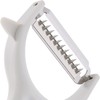 Takagi Vegetarian Cut Stainless Steel Julienne Peeler with Potato Bud