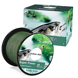 Croch Braided Fishing Line, 300 m / 500 m / 1000 m, strong PE Dynamix Line, Colourfast, 0.1-0.3 mm, 14-45 lb.