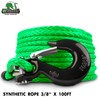 STEGODON 3/8" x 100ft Synthetic Winch Rope 23,809lbs Dyneema Winch
