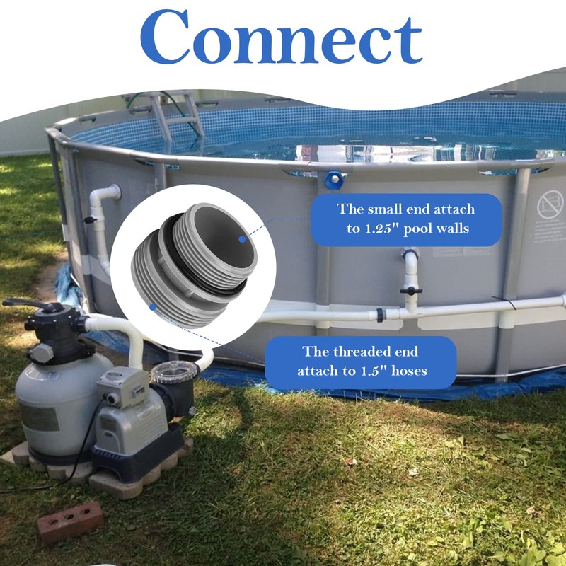 PalpitateC 4560 Pool Hose Conversion Kit Compatible with Intex Pool