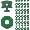 Greenhouse Twist Clips with Extender Corner Clips and Washers -