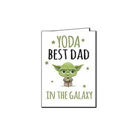 Yoda, Baby Yoda, Birthday Cards, Mum, Dad, Brother, Sister (Yoda Best DAD - C97â¦)