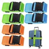 Oslynia 6 Pieces Luggage Straps, Adjustable Luggage Straps for Suitcases,