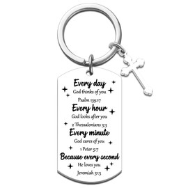 Christian Gifts for Women Men Best Easter Keychain Religious Gifts for Women Men Inspirational Gifts for Women Girlfriend Mom Daughter Sister Friend Spiritual Gifts for Women Bible Gifts for Women